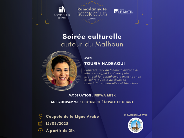 Soirée culturelle - Autour du Malhoun, le 15 mars à Casablanca