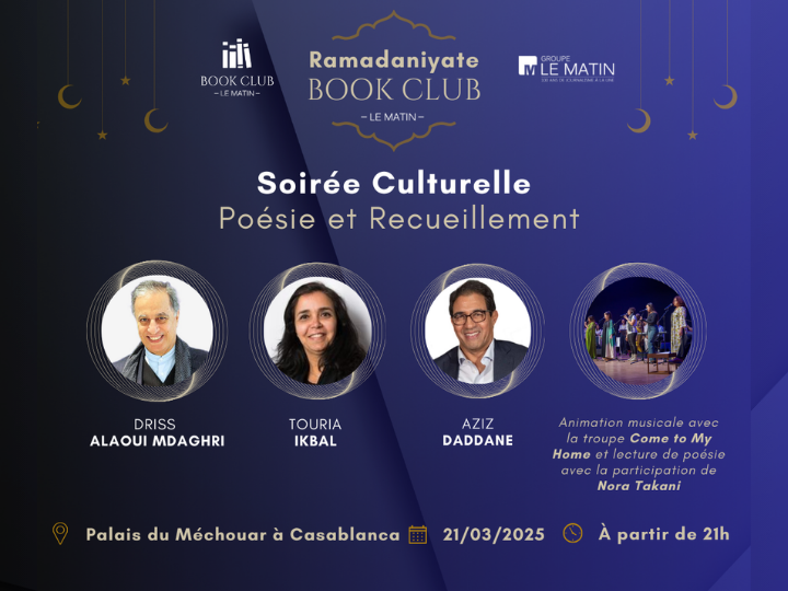 Soirée culturelle – Poésie et Recueillement, le 21 mars à Casablanca