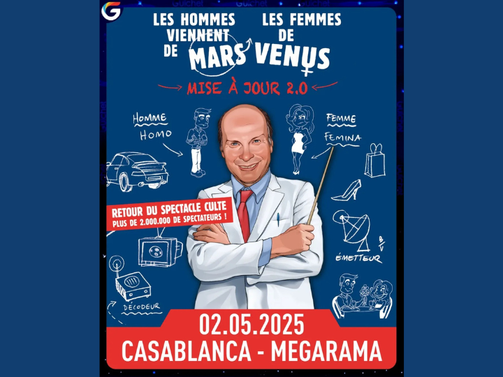 Mars vs Vénus 2.0 – Vendredi 02 mai 2025 à Casablanca
