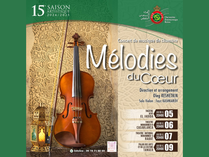 🎻 Mélodies du Cœur – Dimanche 06 avril 2025 à Casablanca