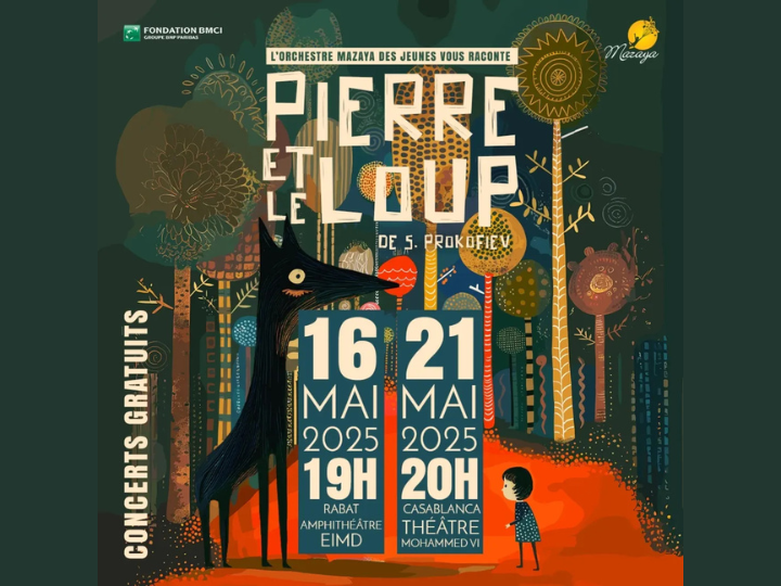🎼 Pierre et le Loup – Mercredi 21 mai à Casablanca