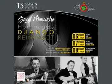 Le Jazz Band de l'Orchestre Symphonique Royal vous invite à une soirée hommage à Django Reinhardt, maître du jazz manouche !